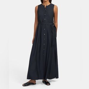 Theory Sleeveless Shirt Dress NWOT